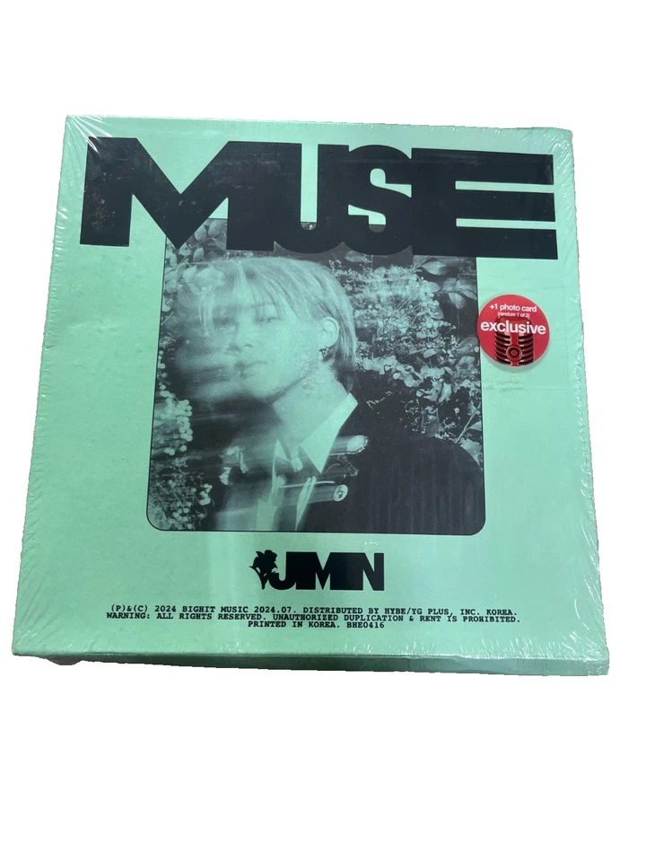 Jimin: MUSE Album (SEE DETAILS) CD w/ Boxes Papers Photos Target Exclusive Green Foto 1 de 1