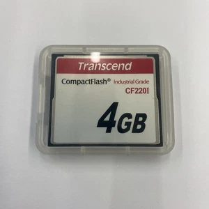 4GB Transcend Industrial CF CompactFlash memory CF220I - Picture 1 of 2