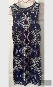 Vestido elástico azteca Forever 21, pequeño - Imagen 1 de 2