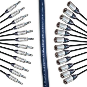 Van Damme & Neutrik Stage Snake. 2 4 8 12 16 Way Loom Cable TRS Jack to Male XXX - Picture 1 of 7