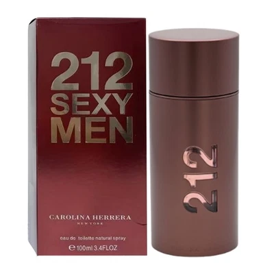 212 Sexy By 3.4 Oz EDT Cologne For Men New In Box