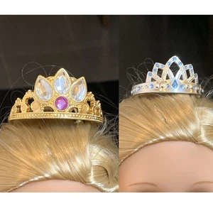 Ultra Rare 2x Crown From American Girl golden sandals Sapphire Splendor doll - Picture 1 of 12