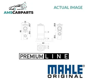 AIR CONDITIONING EXPANSION VALVE AVE 143 000P MAHLE ORIGINAL NEW OE REPLACEMENT - Picture 1 of 5