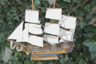 Antikes Schiff Holzschiff Altes Segelschiff Schiffsmodell Holz Segelboot Klassik