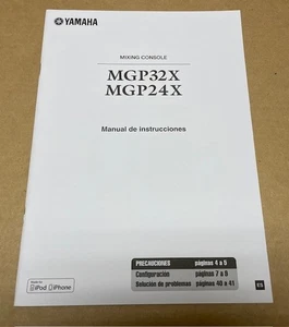 Console di mixaggio Yamaha MGP32X e MGP24X - manuale originale del proprietario - spagnolo/spagnolo - Foto 1 di 4