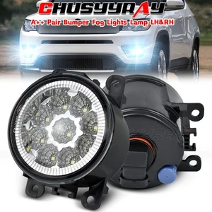 Pair Clear Lens Front Bumper Fog Light Lamp For JEEP COMPASS 2017-2019 2020 2021 - Bild 1 von 10