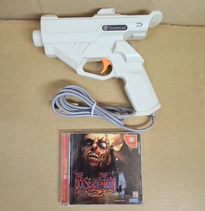 SEGA Dreamcast Gun Controller HKT-7800 + House of the dead 2 Tested - Picture 1 of 12