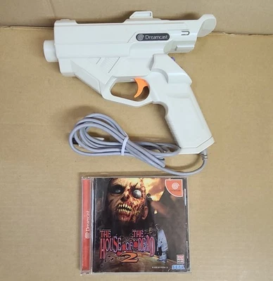 SEGA Dreamcast Gun Controller HKT-7800 + House of the dead 2 Tested - Image 1 of 4