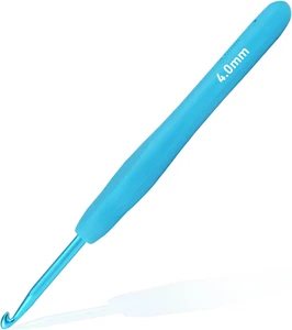 4Mm Crochet Hook, Supers Smooth 4 Mm Ergonomic Crochet Hooks for Beginner, Comfo - Picture 1 of 12
