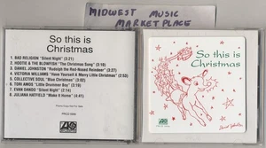So This Is Christmas - MINT Promo Christmas CD - Bad Religion Tori Amos Hootie - Imagen 1 de 1