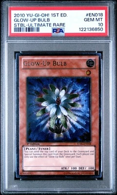 2010 YU-GI-OH! STBL-STARSTRIKE BLAST 1ST ED-ULTIMATE RARE GLOW-UP BULB PSA 10 - Image 1 of 2