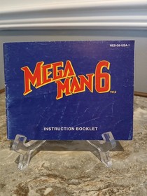 Nintendo Mega Man 6 Instruction Manual Nintendo Entertainment System NES