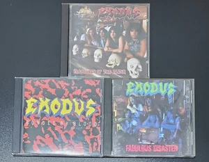 Exodus 3 CD Lot Thrash Metal Fabulous Bonded Blood Pleasures (Read Description) - Imagen 1 de 24