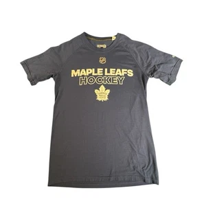 Camiseta de hockey Adidas Toronto Maple Leafs para hombre pequeña azul blanca NHL Ultimate Tee - Imagen 1 de 9