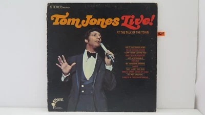 TOM JONES LIVE/Rock,/ Pop At the talk of the town/ Tom Jones/Parrot PAS 71014 LP - Image 1 of 4