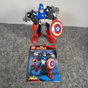 LEGO Marvel Super Heroes Captain America Action Figure 4597 Complete w/ Manual - Picture 1 of 11