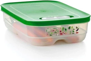 Tupperware FridgeSmart Contenitore Grande Poco Profondo 1,8L Mantiene i Prodotti Più Freschi! Nuovo - Foto 1 di 2