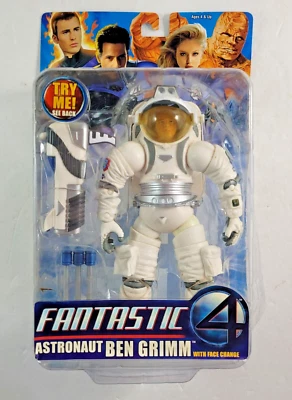 Marvel Fantastic Four Astronaut Ben Grimm Action Figure Toy Biz 2005 Sealed NOC - Image 1 of 4