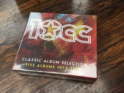 10cc cd classic album selection NEW box set 5 albums 1975-78 British rock pop Foto 1 de 4