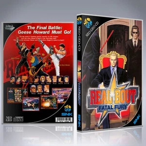 Neo Geo CD Custom Case - NO GAME - Real Bout Fatal Fury - Picture 1 of 1