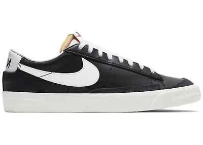 Nike Blazer Low '77 VNTG Black Sail White DA6364-001 Men's Retro - Image 1 of 4