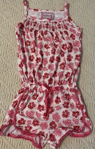 American Girl Beforever Floral Pink Sleeveless Romper Size S (7-8) VGUC - Picture 1 of 4