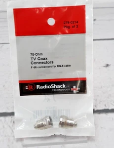 75 Ohm 278-0214 • TV Coaxial Connectors for RG-59/U - Picture 1 of 6