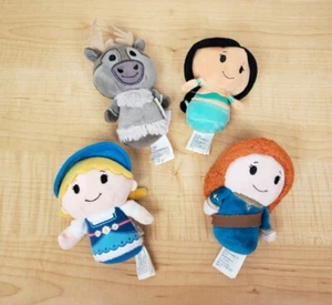 Hallmark Itty Bittys Lote de 4 Jazmín Mérida Sven Little Bo Beep Princesa Disney - Imagen 1 de 14