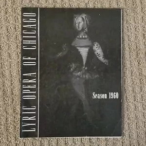 Signed Renata Tebaldi Chicago Lyric Opera Program of Fedora 1960 - Picture 1 of 4