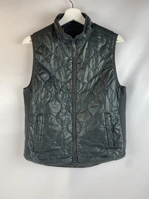 J CREW Women’s Lightweight Quilted  Vest Lightweight Gray  Size M, Pocket, 02 - Imagem 1 de 4