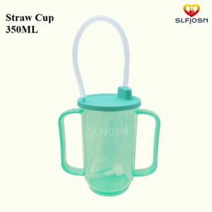 Adult Sippy Cup with Straw, Spill Proof Drinking Cup for Elderly Care Bed Care - Picture 1 of 5