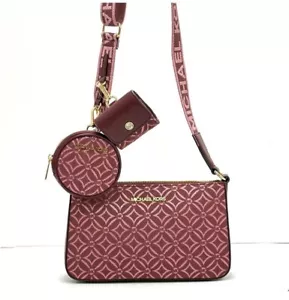 MICHAEL KORS Jet Set Travel Small Logo Jacquard Crossbody With Tech Attach - Oxb - Bild 1 von 13