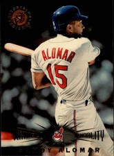 1995 Stadium Club Virtual Reality Indians Baseball Card #53 Sandy Alomar Jr.