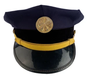 Vintage America Fire Department Deputy Chief Service Hat Firefighter Size 7 3/8 - Picture 1 of 9