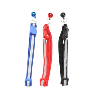 3 Pcs Reflective Collar Puppy Color Collars for Litter Pet Cat Adjustable Dog - Picture 1 of 12