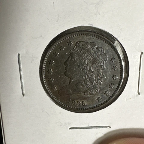 1835 Classic Head Half Cent Beautiful High Grade Coin Rare Date Cover