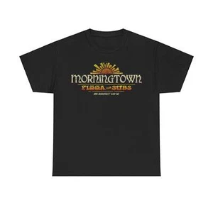 Morningtown Pizza Subs 1969 Restaurant Distressed Print T-shirt - Picture 1 of 7