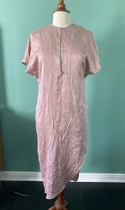 Abito designer asimmetrico ESTEBAN CORTAZAR Paris rosa malva 36 NUOVO SENZA ETICHETTE - Foto 1 di 7