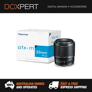 TOKINA ATX-M 33MM F1.4 LENS FOR FUJI X-MOUNT (12B0689) - Picture 1 of 8