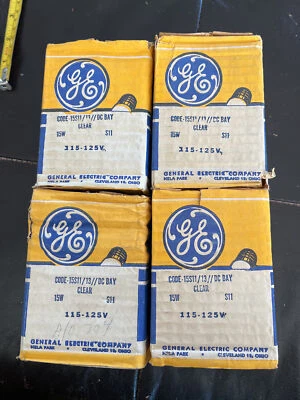 24X GE 15S11 DC Bay 15W S11 Clear 24 Bulbs - Image 1 of 3