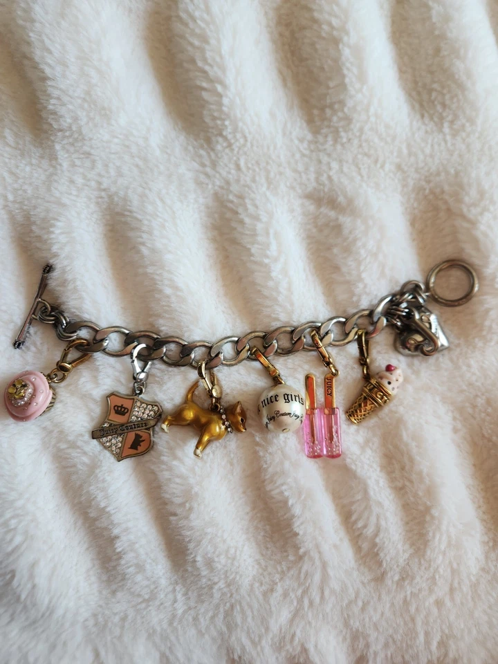 juicy couture charm bracelet with charms - Image 1 of 4