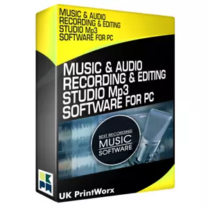 Music & Audio Sound Recording Editing Mixing Studio MP3 DVD CD Software for PC - Picture 1 of 6