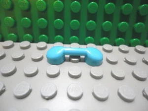 Lego 1 Mediano Azure Bar 1x3 Teléfono Teléfono Suave - Imagen 1 de 1