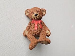 Vintage Retro Teddy Bear 3D Shaped Design Brooch 