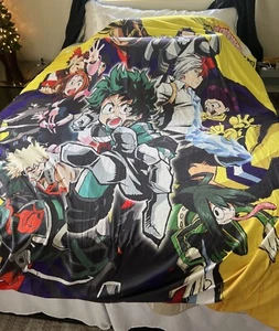Anime Manga Series My Hero Academia Queen Duvet Cover ￼ - Picture 1 of 8