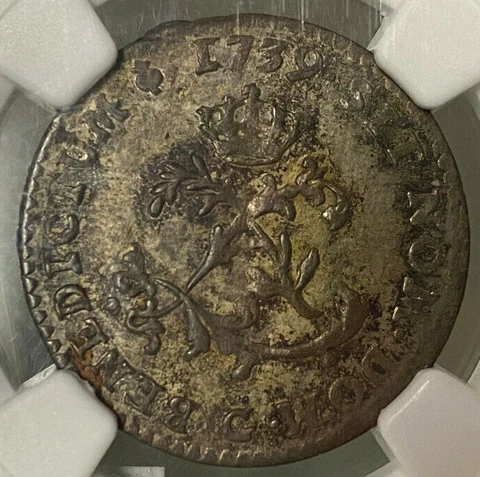 FRENCH COLONIES SOU MARQUE 1739 G - NGC MS 62 Cover