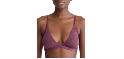 Bralette triangular ligeramente forrado forma a cuerpo Calvin Klein para mujer talla L 7042 Foto 1 de 2