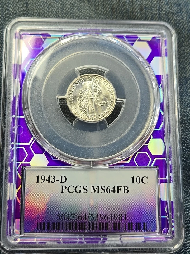 1943-D PCGS MS64FB TRADERBEA Purple Core - Image 1 of 2
