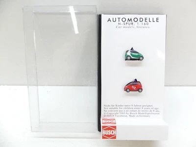 Busch 1:160 N 8351 Smart, 2 PKW, NEU in OVP #60626 - Bild 1 von 2