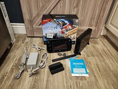 Nintendo Wii U Mario Kart 8 Deluxe Set Console & GamePad + Wii Controller Tested - Image 1 of 4